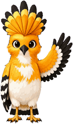 CosmoVerse maskotu hüdhüd